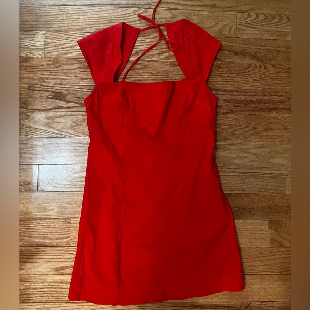 Red Free People Dress
